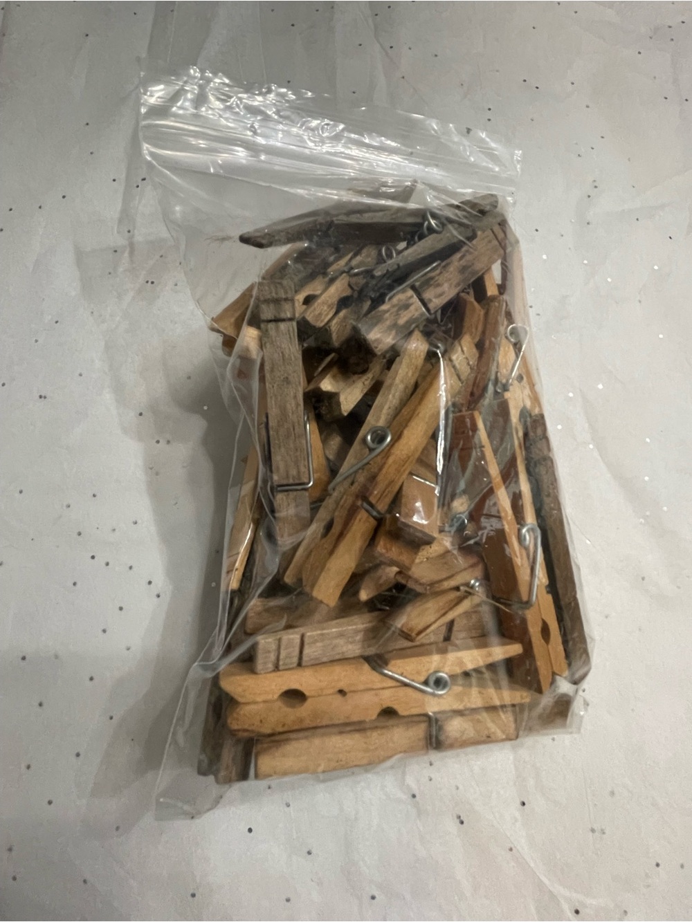 Wood  Clothespins - Natural Brown Decorative Clips (Pack)